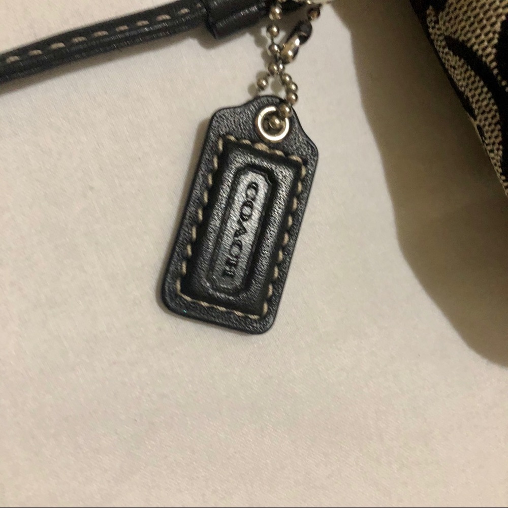 Authentic, Classic Black Coach Clutch/Wristlet - image 3